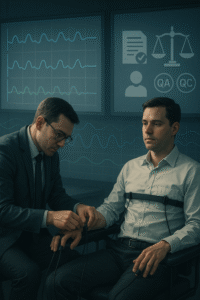 Evaluación de credibilidad con polígrafo: fases, fundamentos y buenas prácticas