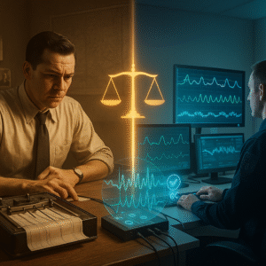 De la comisaría al laboratorio digital: historia aplicada del polígrafo en fuerzas del orden (métodos, estándares y debates)